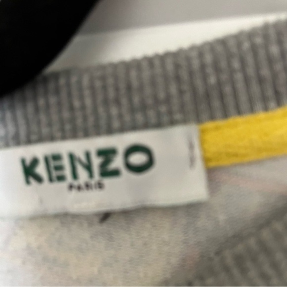 Kenzo Gray and Yellow Sweatshirt - Picture 5 of 6